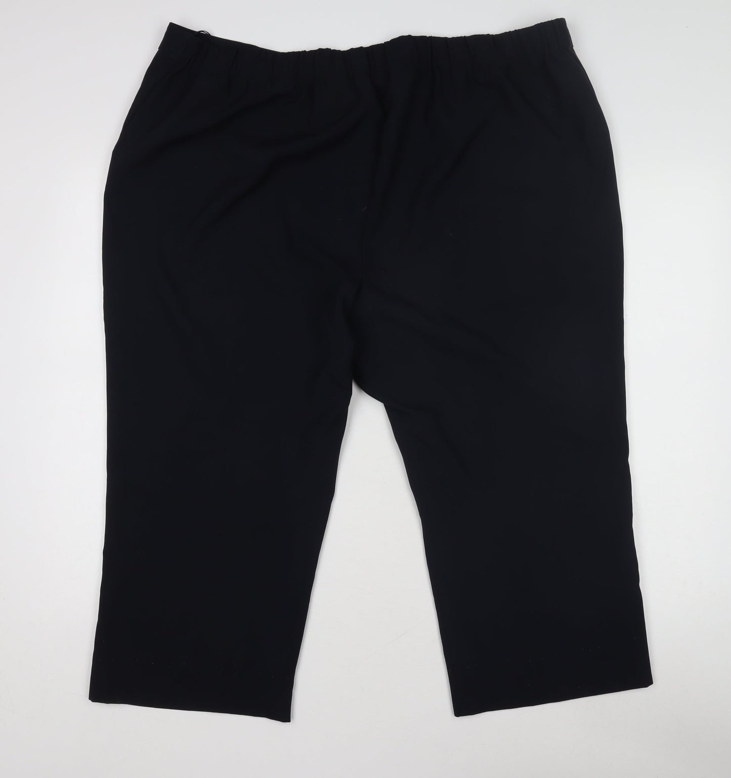 Bonmarche Women's Size 22 Black Straight Leg Trousers