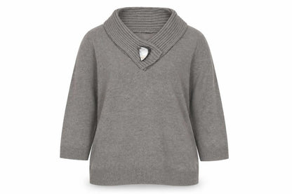 Womens UK Size 12 Alex & Co. Grey Pullover Jumper