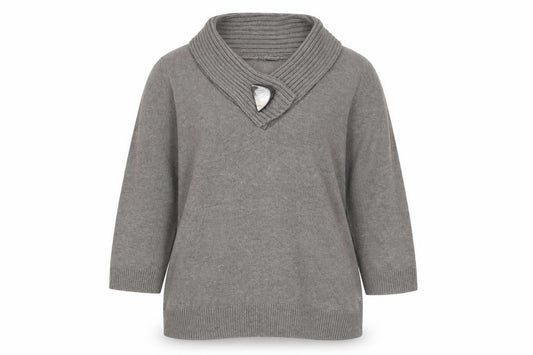 Womens UK Size 12 Alex & Co. Grey Pullover Jumper