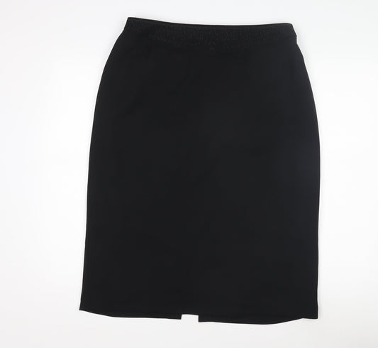 Bonmarché Women's Black Midi Pencil Skirt Size 20