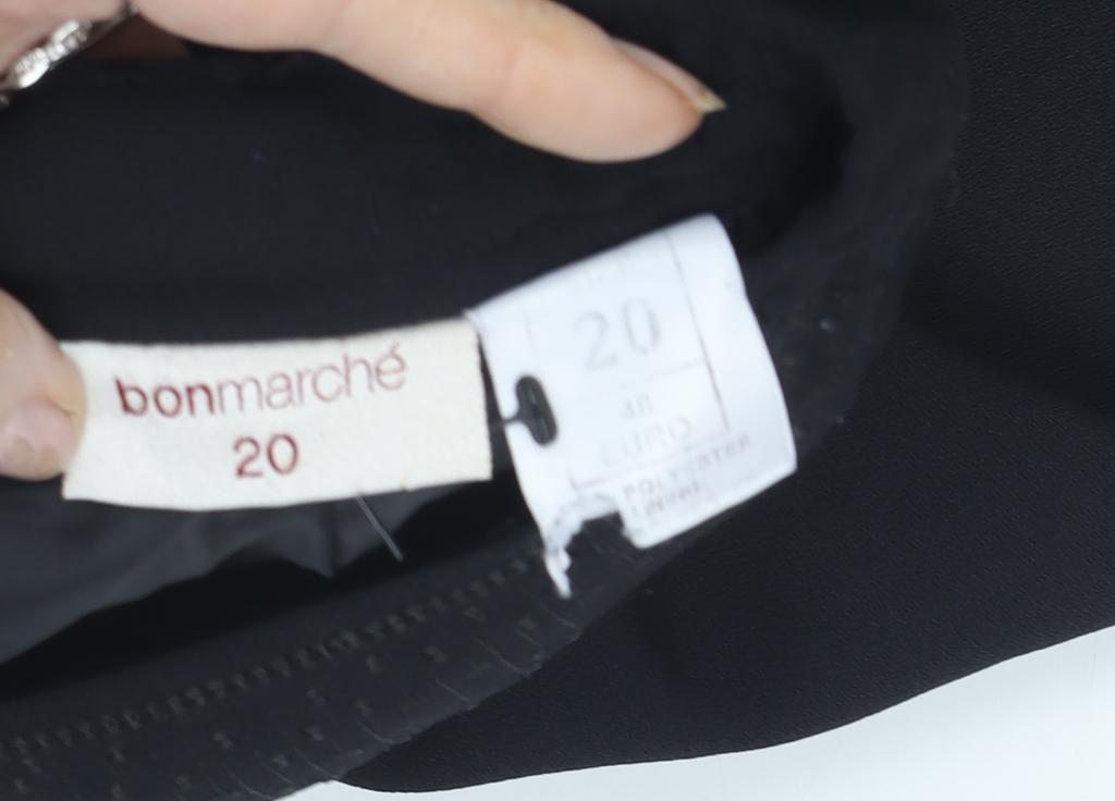 Bonmarché Women's Black Midi Pencil Skirt Size 20