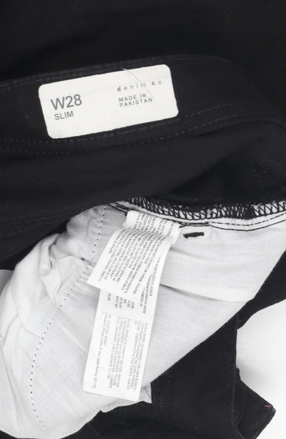 Denim & Co. Women’s Black Slim Fit Denim Shorts