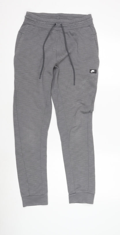 Nike Men's Grey Jogger Trousers S - Gym & Training