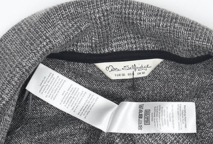 Miss Selfridge Grey Checked Coatigan UK 10 for Women