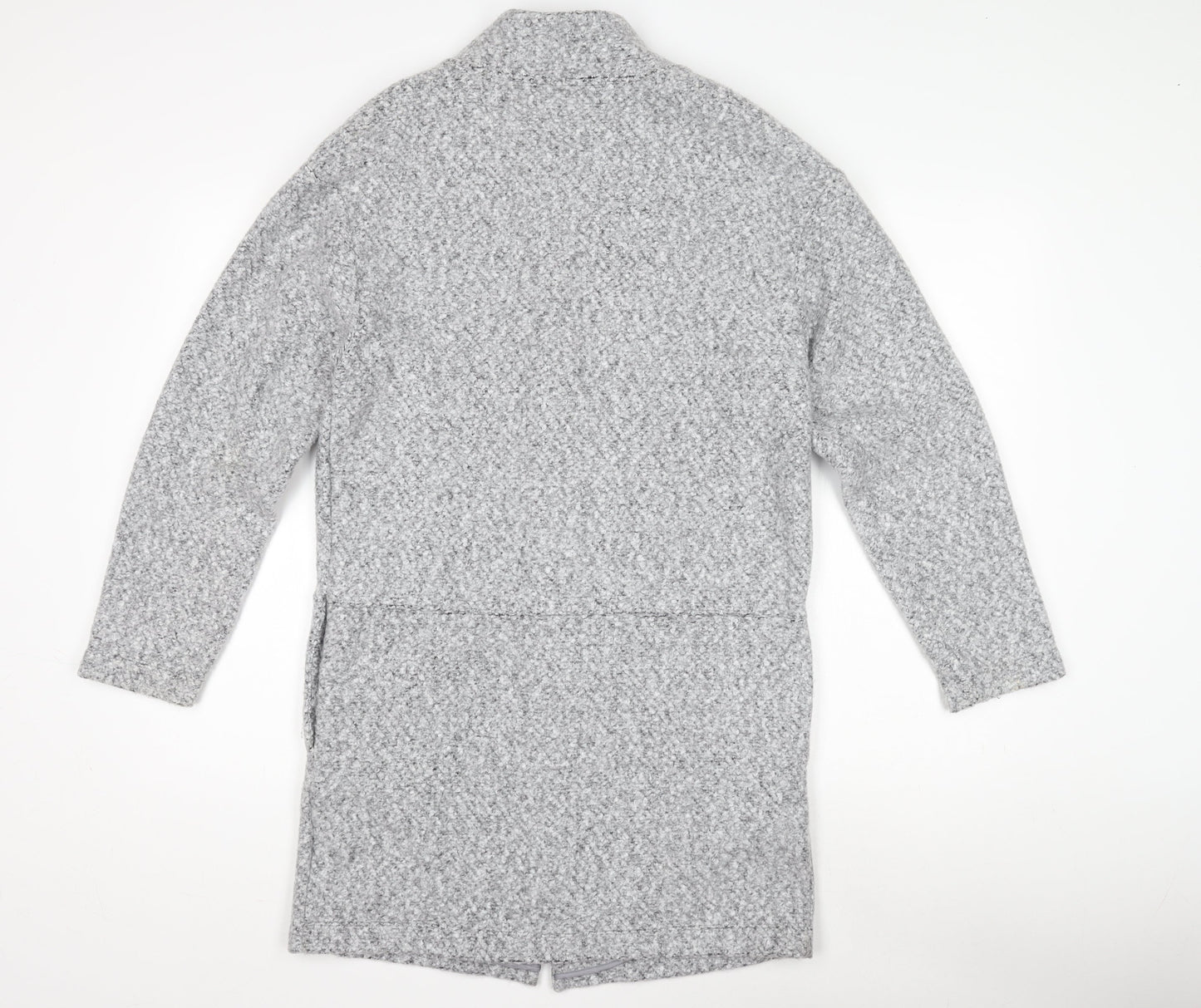 Womens UK Size 10 Marks and Spencer Grey Overcoat