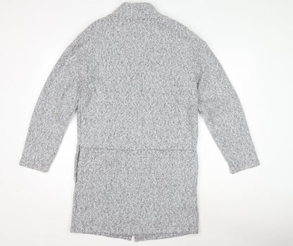 Womens UK Size 10 Marks and Spencer Grey Overcoat