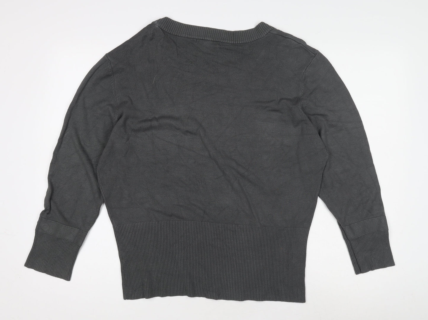 Kiss Collection Women's Black XL Boat Neck Jumper