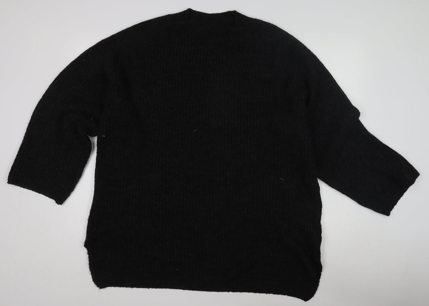 Womens UK Size 12 Pull & Bear Black Pullover Jumper