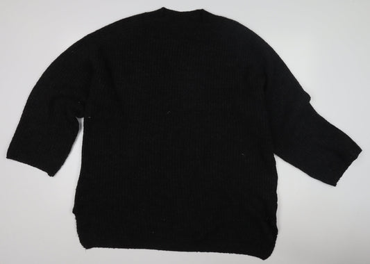 Womens UK Size 12 Pull & Bear Black Pullover Jumper