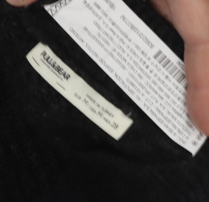 Womens UK Size 12 Pull & Bear Black Pullover Jumper