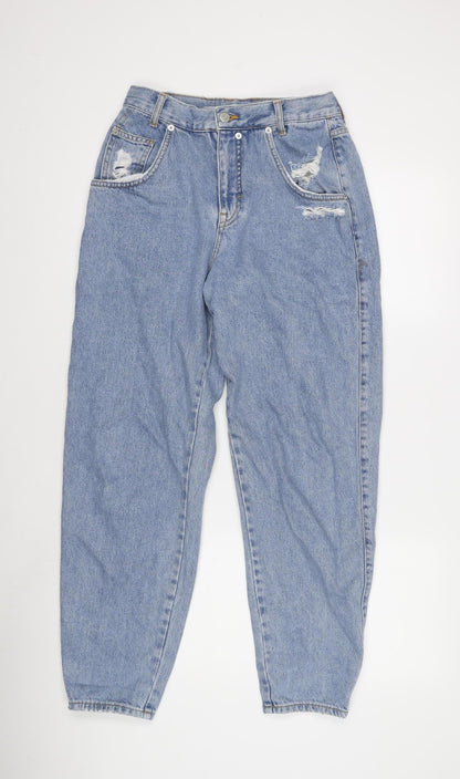 Pull & Bear Women's Blue Mom Jeans Size 8