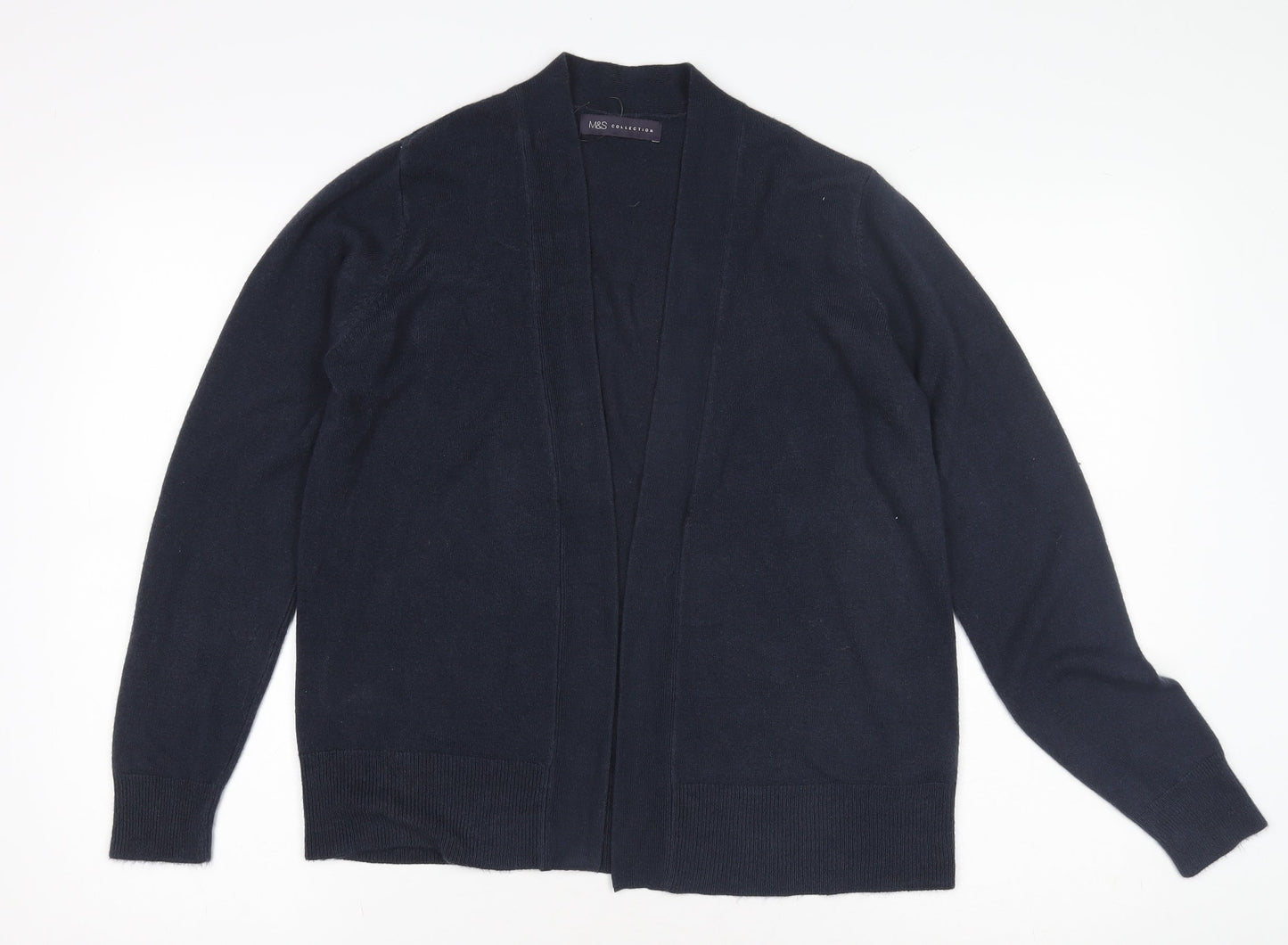 Womens UK Size M Marks and Spencer Blue Cardigan Jumper