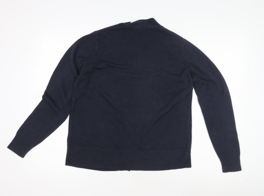 Womens UK Size M Marks and Spencer Blue Cardigan Jumper