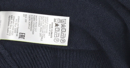 Womens UK Size M Marks and Spencer Blue Cardigan Jumper