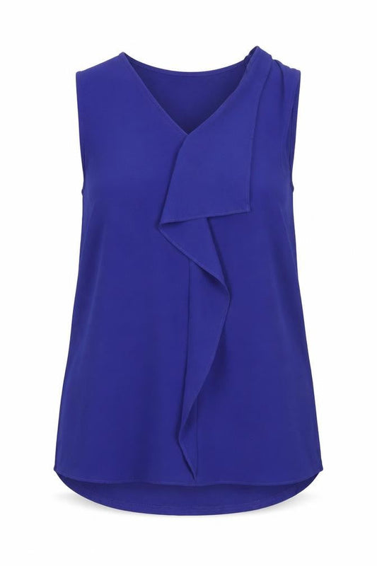 Womens UK Size 10 Dunnes Blue Basic Blouse