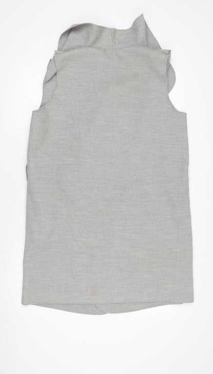 Zino Women's Grey Long Waistcoat, One Size