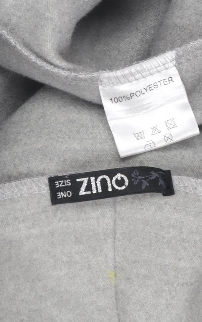 Zino Women's Grey Long Waistcoat, One Size