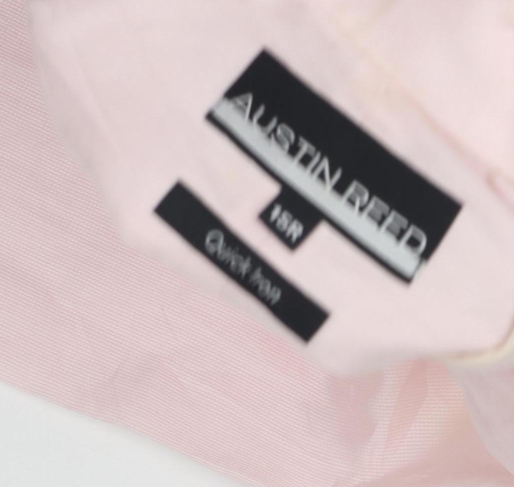 Mens UK Collar Size 15.5 Austin Reed Smart Pink  Dress Shirt