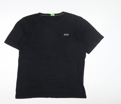 Mens UK Size XL Boss Black  T-Shirt