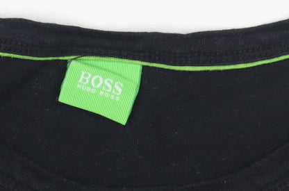 Mens UK Size XL Boss Black  T-Shirt