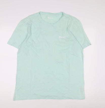 Mens UK Size L Bench Green  T-Shirt