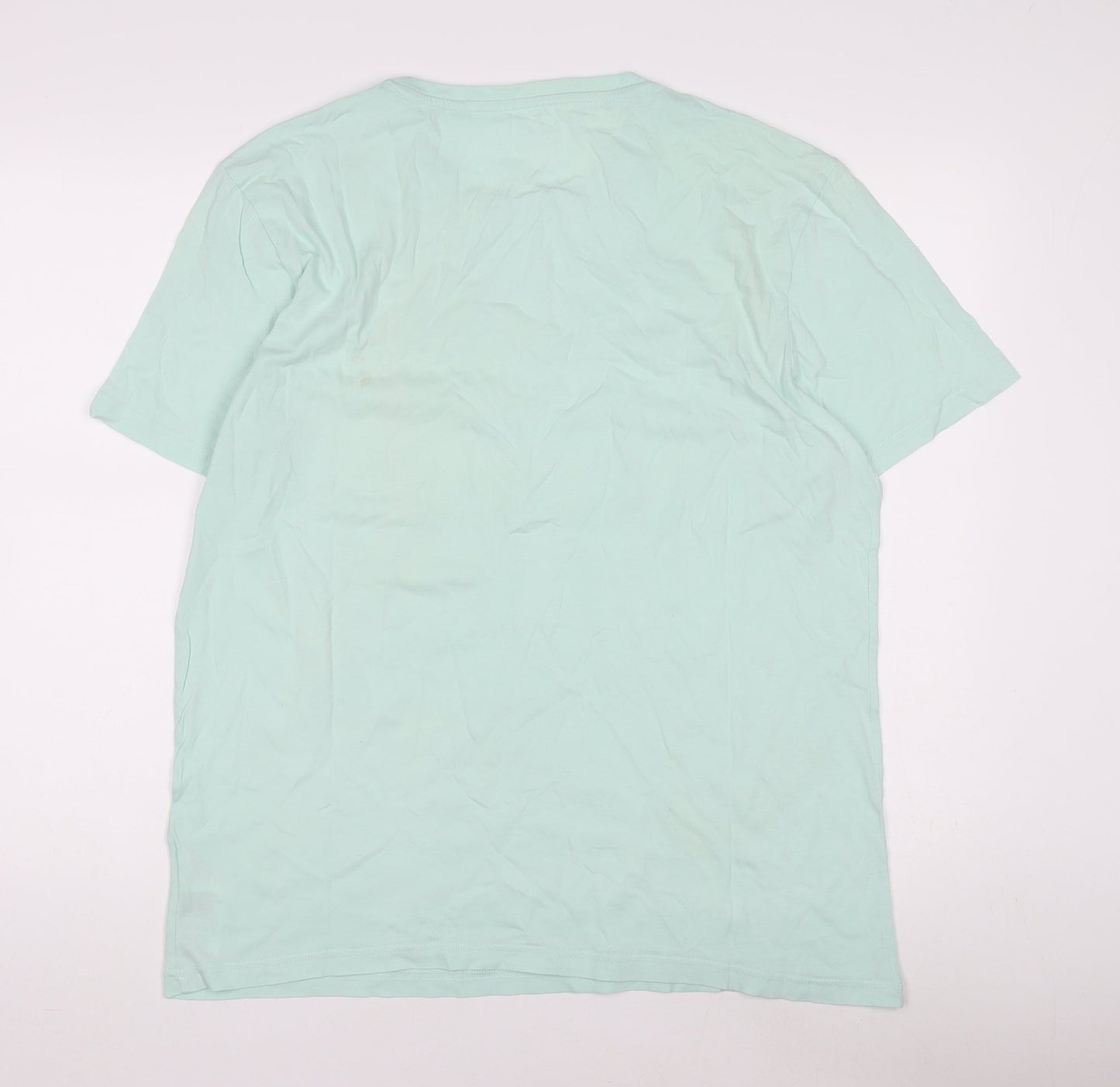 Mens UK Size L Bench Green  T-Shirt
