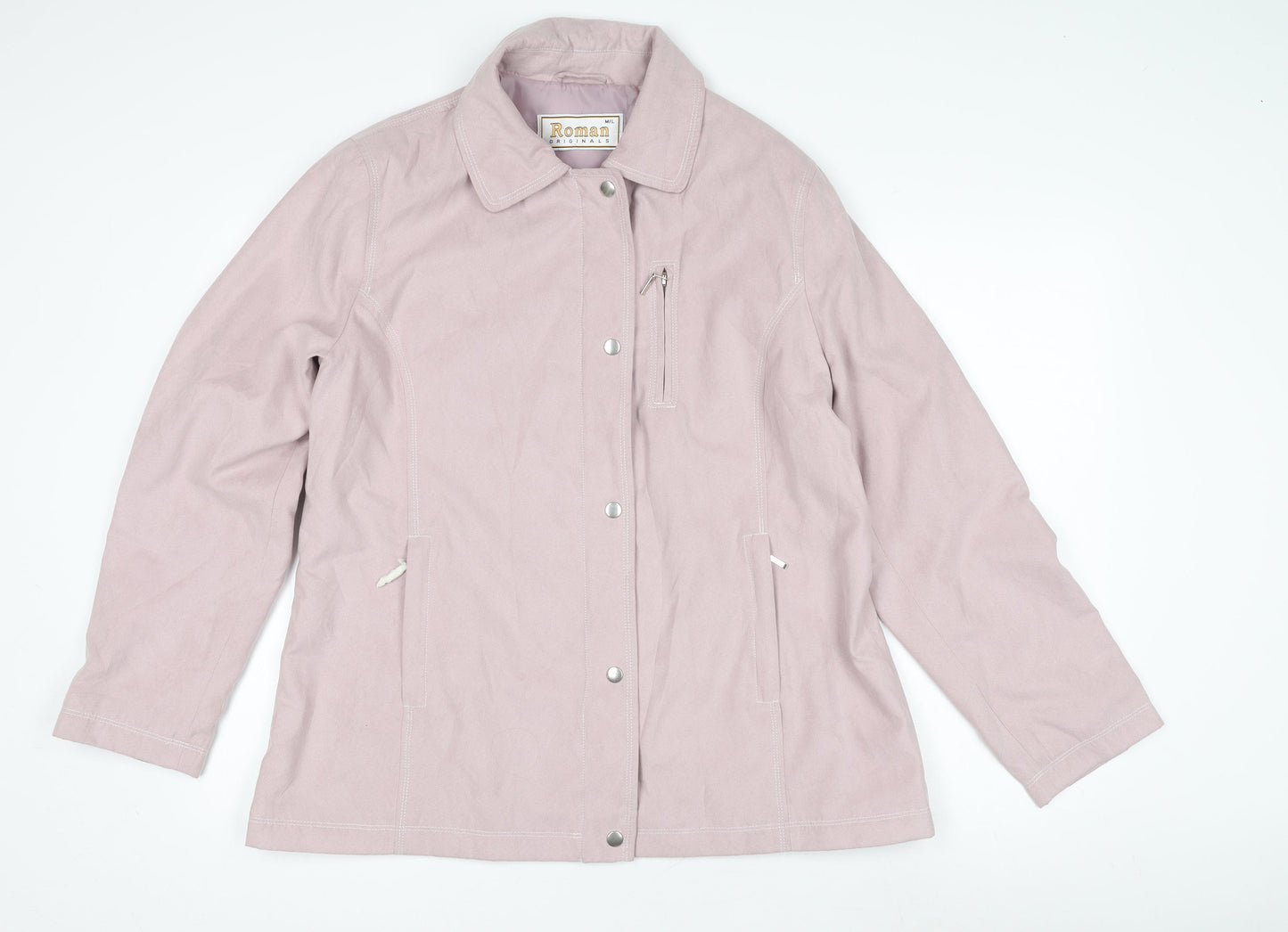Roman Originals Women's Pink Basic Jacket Size M