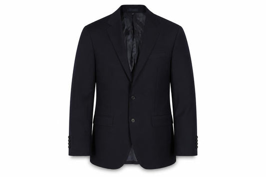 Marks and Spencer Men's Blue Wool Blazer, L, Formal