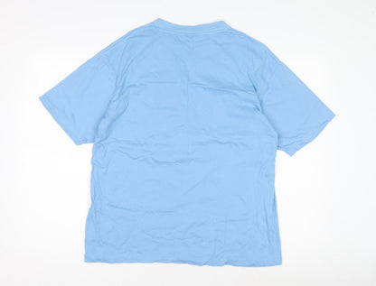 Mud Ice Gravel Men's Blue Medium Crew Neck T-Shirt