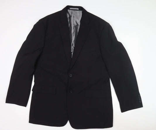 Additional front view of 1860 Limited Edition Men's Black XL Blazer