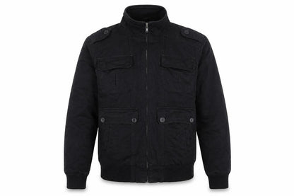 Mens UK Size L Topman Black Military Jacket