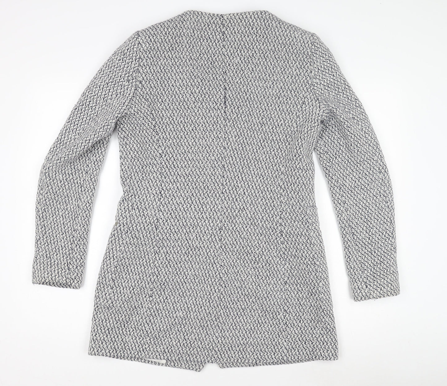 Womens UK Size L Zara White Basic Jacket