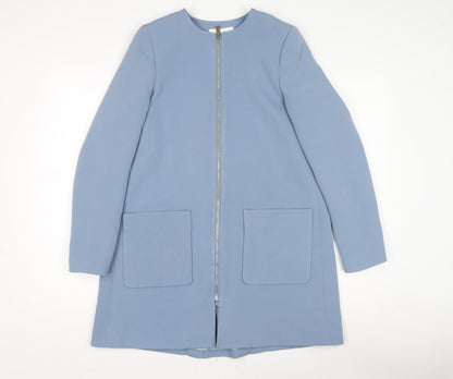 Womens UK Size 6 H&M Blue Basic Jacket