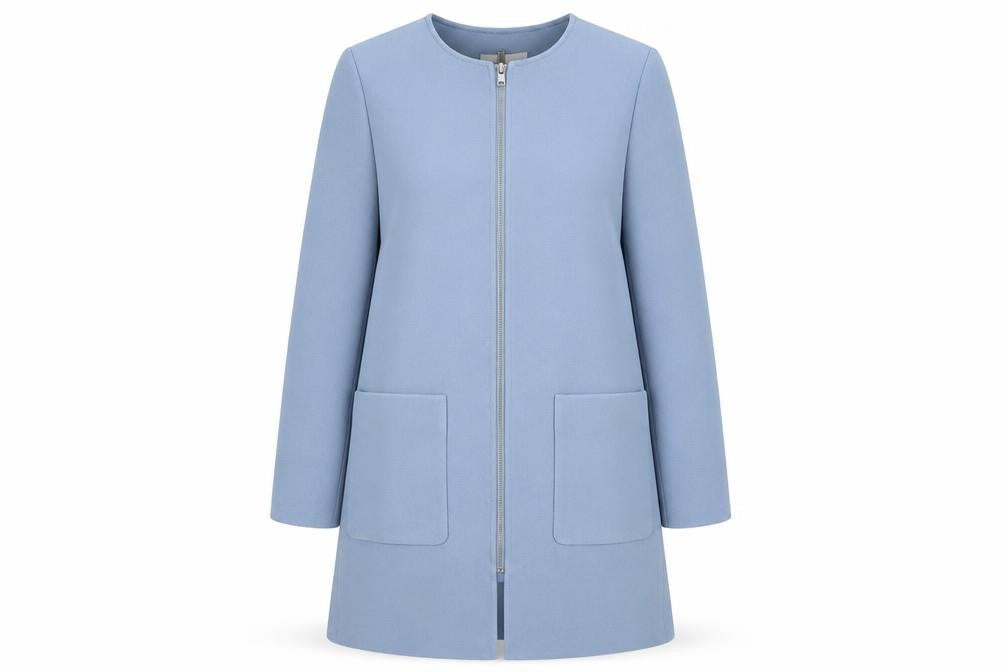 Womens UK Size 6 H&M Blue Basic Jacket