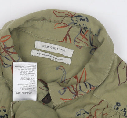 Womens UK Size M Urban Outfitters Green  Button-Up