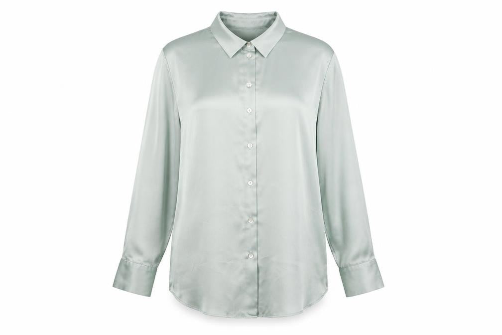 Womens UK Size 8 Zara Green  Button-Up