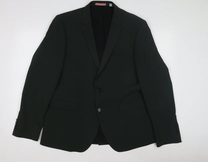 Mens UK Size 44 Burton Regular Green Suit Jacket