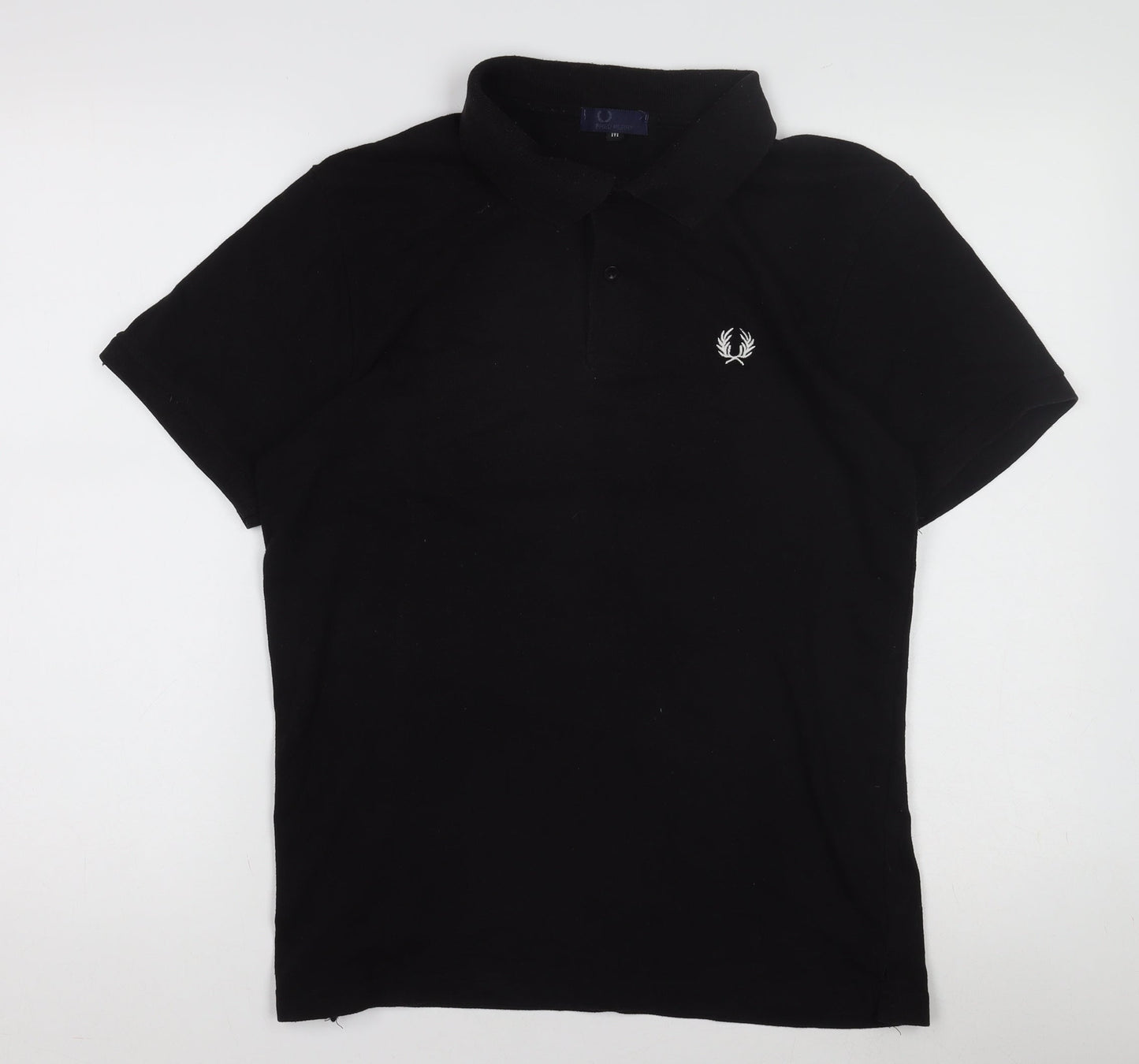 Men's Black Polo Shirt M Regular Fit