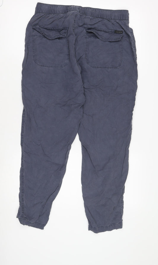 Sanctuary Blue Jogger Trousers Men Medium Elastic Waist
