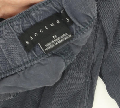 Sanctuary Blue Jogger Trousers Men Medium Elastic Waist