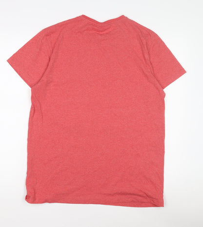 Mens UK Size L Coca-Cola Red  T-Shirt