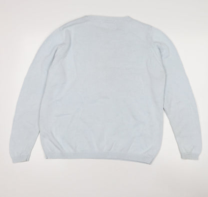 Womens UK Size 18 Marks and Spencer Blue Pullover Jumper