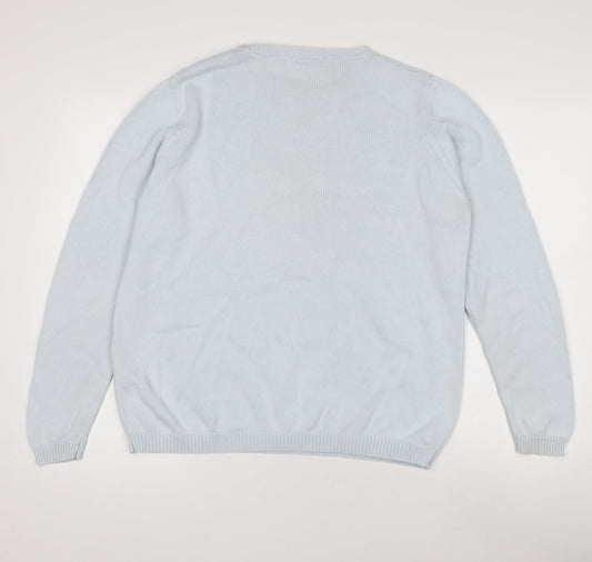Womens UK Size 18 Marks and Spencer Blue Pullover Jumper