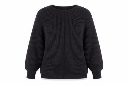 Womens UK Size 18 Wrap Black Pullover Jumper