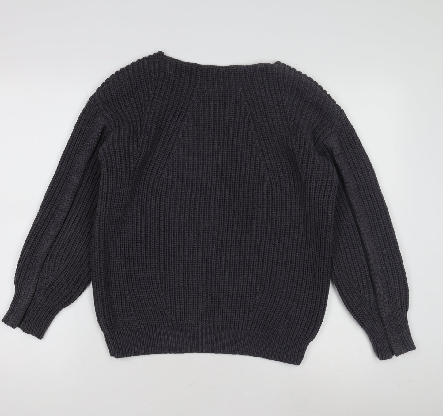 Womens UK Size 18 Wrap Black Pullover Jumper