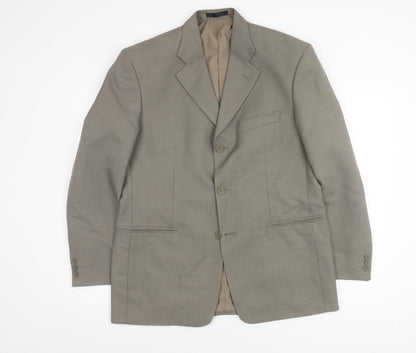 Savatini Men's Grey Blazer, Size 40