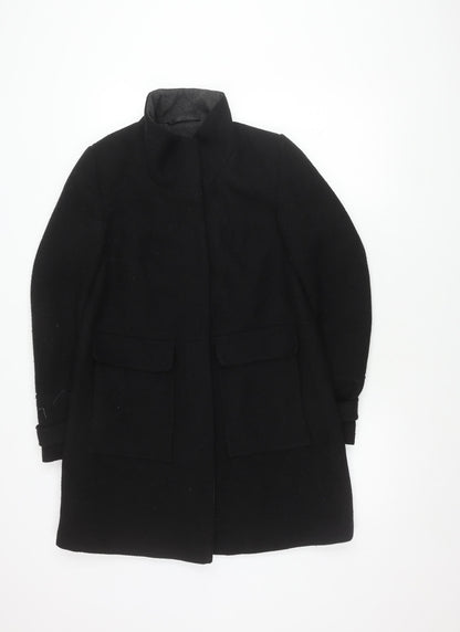 Womens UK Size 8 NEXT Black Overcoat