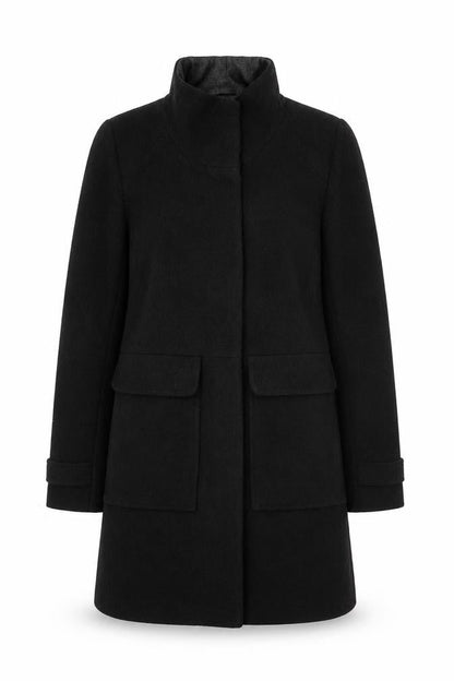 Womens UK Size 8 NEXT Black Overcoat