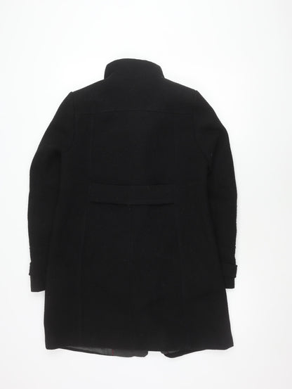 Womens UK Size 8 NEXT Black Overcoat