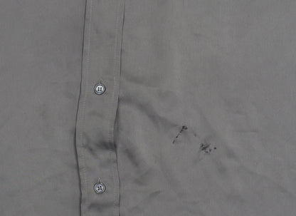 Womens UK Size 12 H&M Brown  Button-Up
